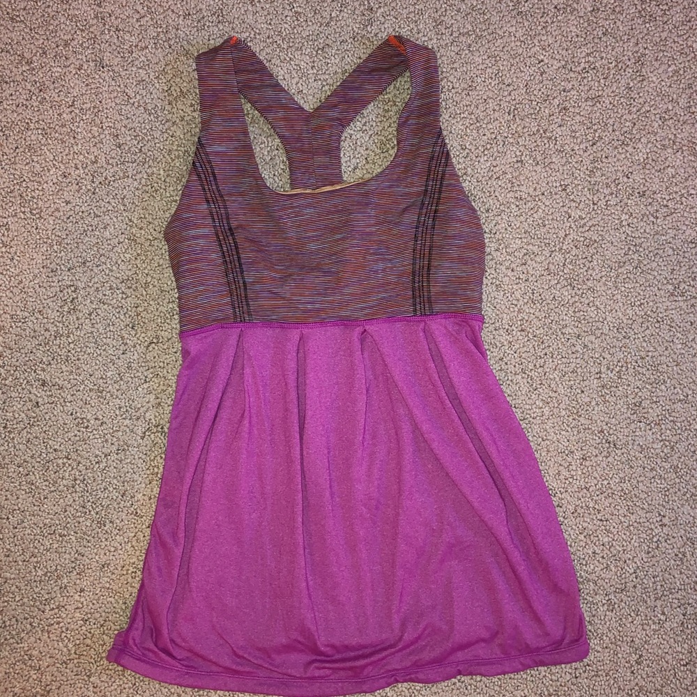 Lululemon sz 4 tank in purple! - Picture 3 of 5